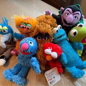 Sesame Street Plush 8 bundle
